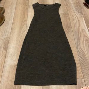 TOPSHOP grey mini dress